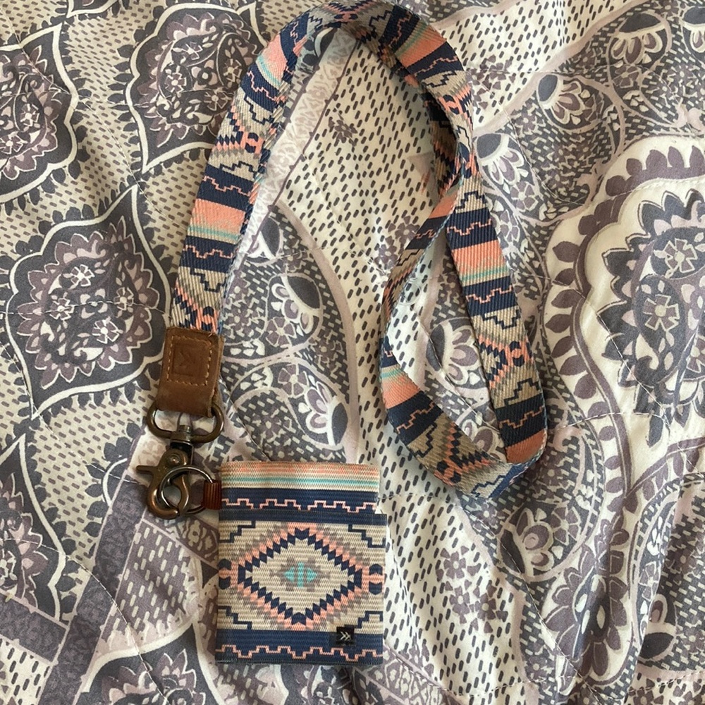 Thread Wallet and Lanyard
